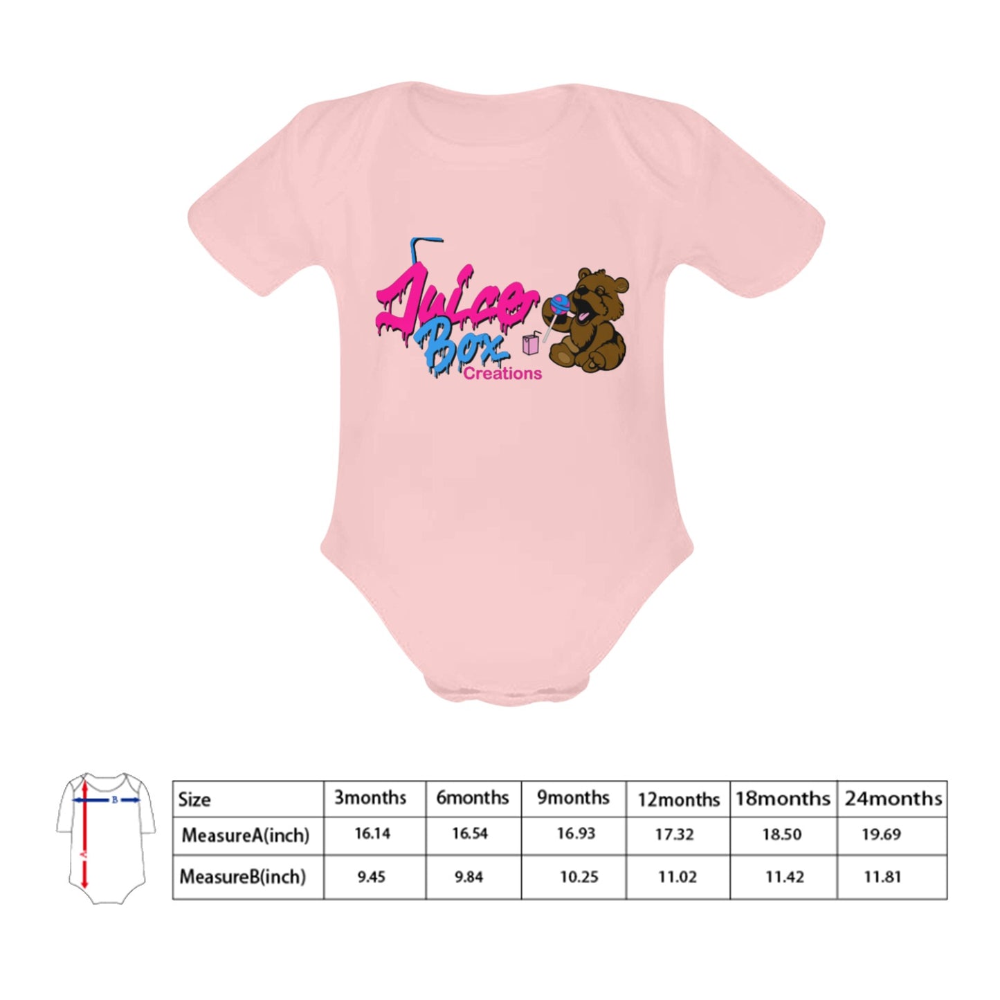 Juicebox Baby Powder Organic Short Sleeve One Piece (Model T28)
