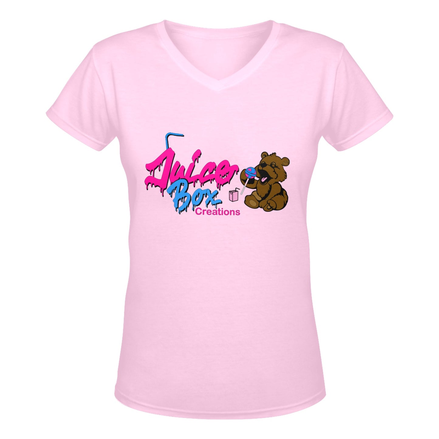 Juicebox Women's Deep V-neck T-shirt (Model T19)