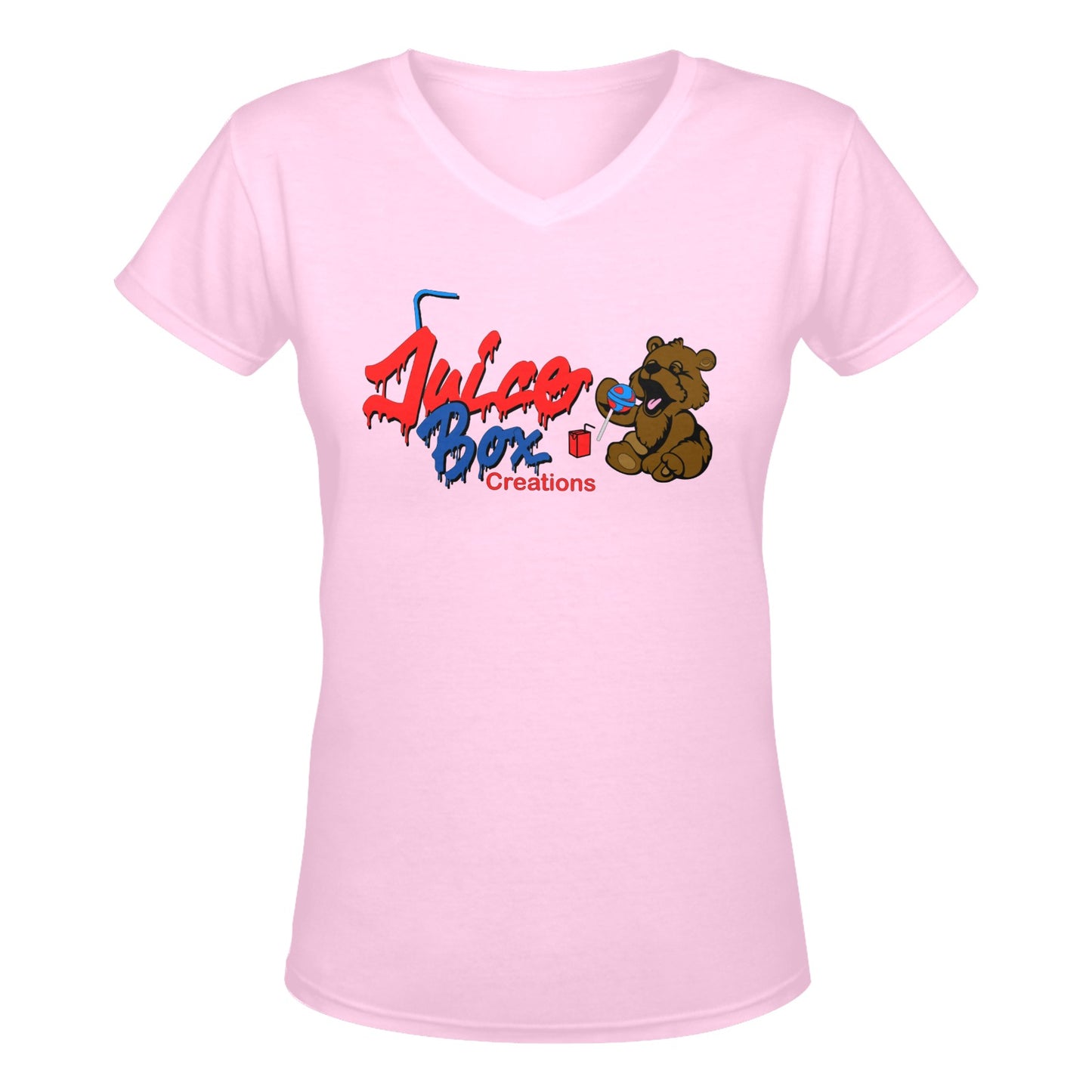 Juicebox Women's Deep V-neck T-shirt (Model T19)