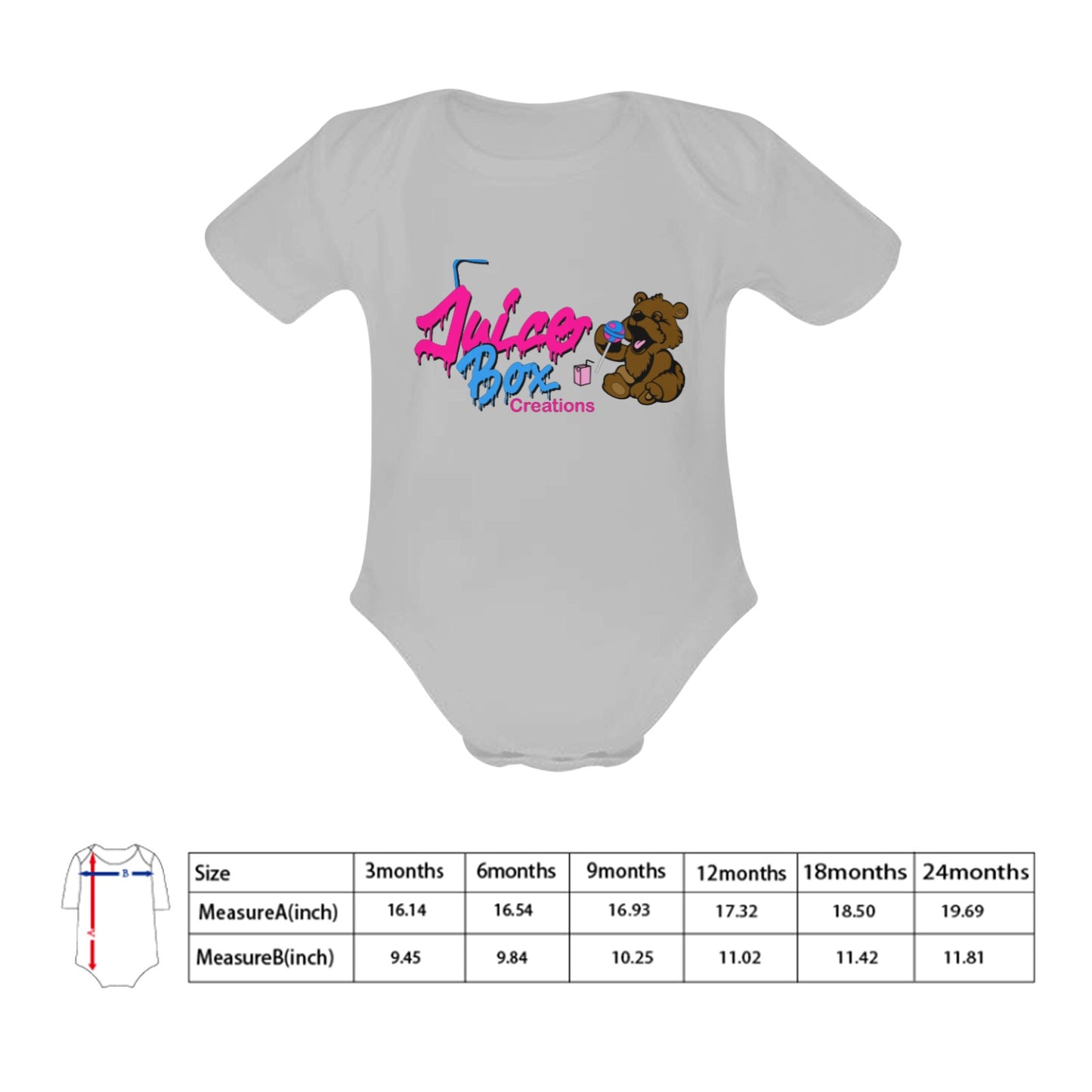 Juicebox Baby Powder Organic Short Sleeve One Piece (Model T28)